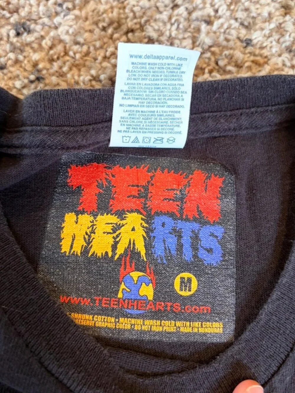 Teen Hearts Graphic Print Tshirt